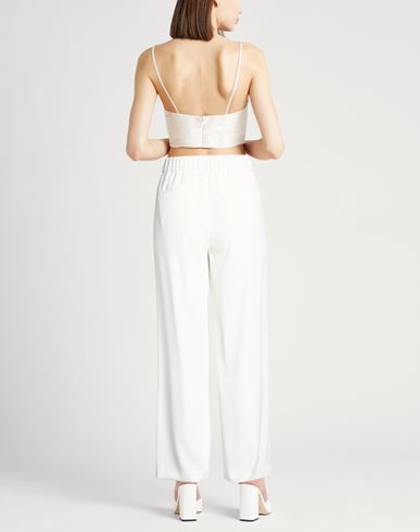 Easy Woman Pants White Size 6 Polyester