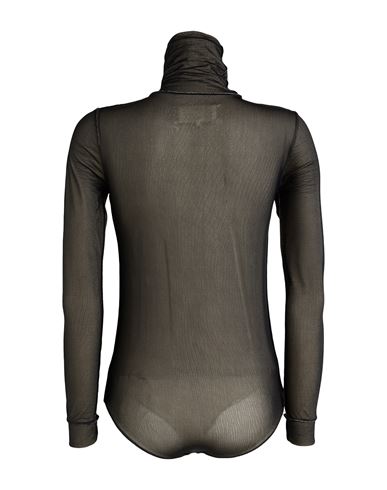 Maison Margiela Woman Bodysuit Black Size 4 Viscose
