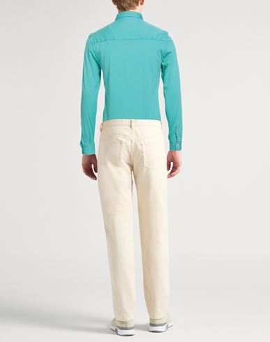 Man Shirt Turquoise Size 40 Organic cotton