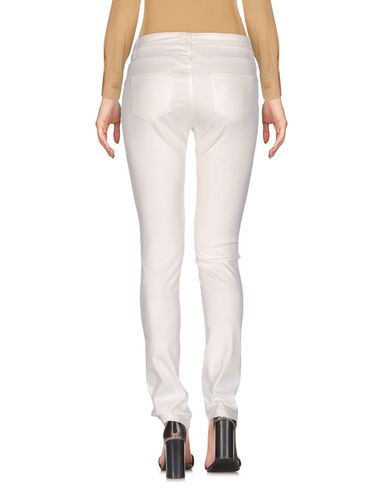 Woman Pants White Size 4 Viscose, Cotton, Elastane