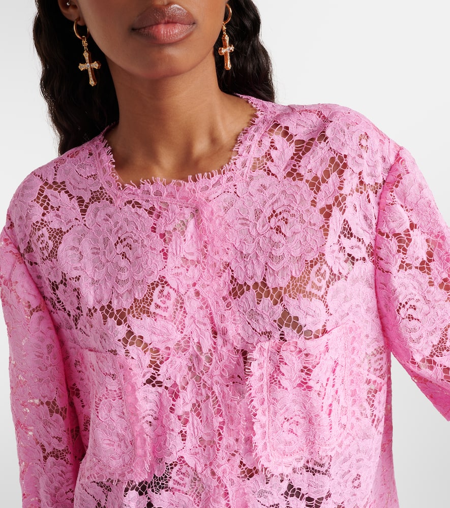 Lace midi dress