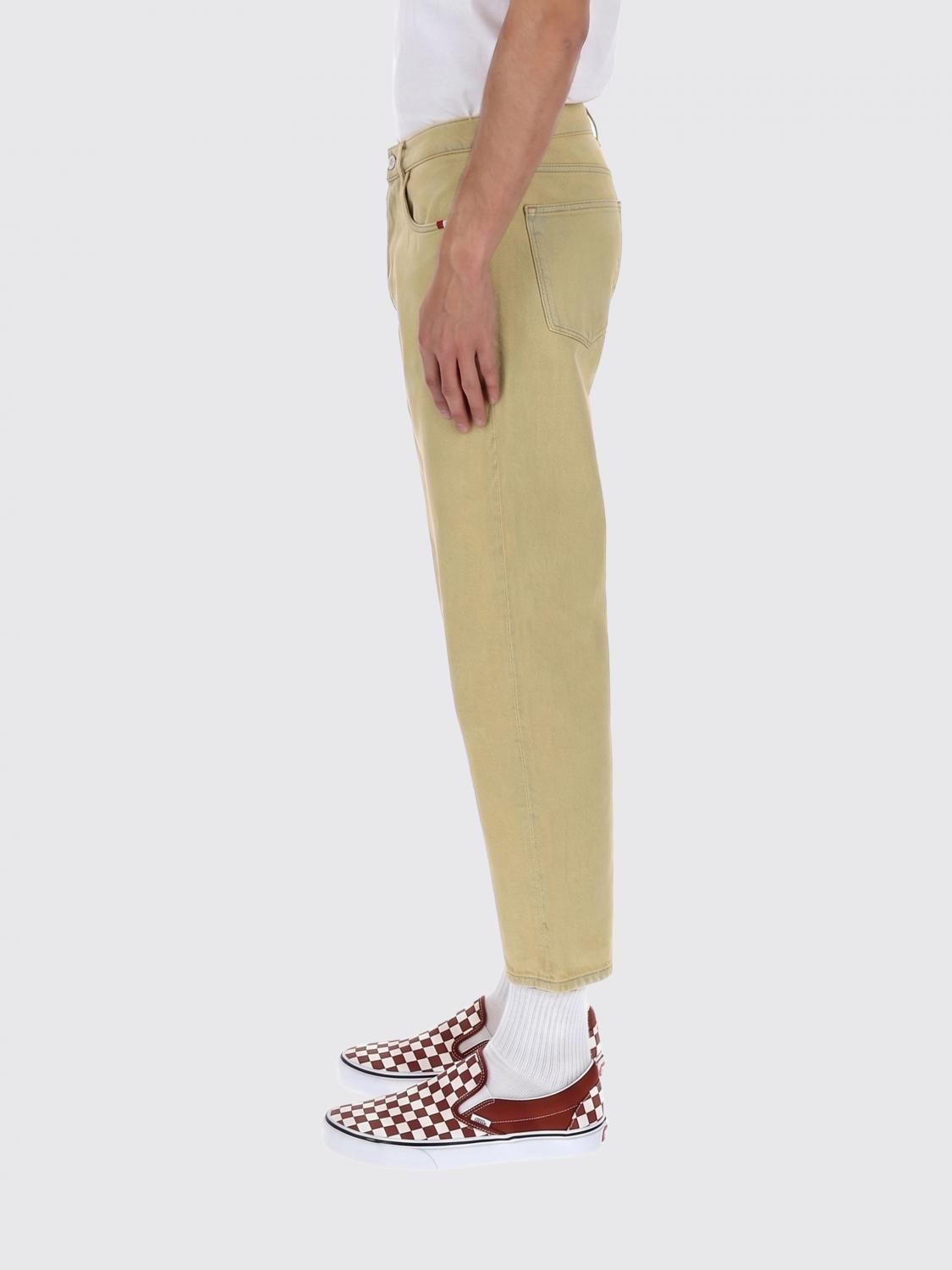 Jeans Men color Beige