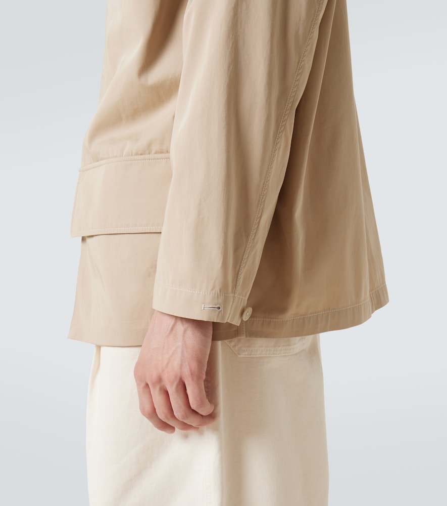 Cotton twill overshirt
