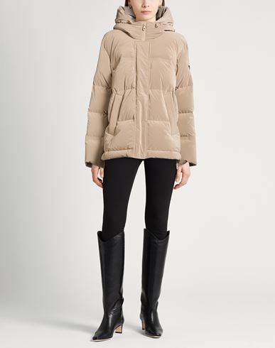 Woman Puffer Beige Size 10 Polyamide