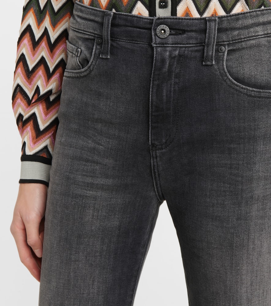 AG Jeans Alexxis high-rise straight jeans