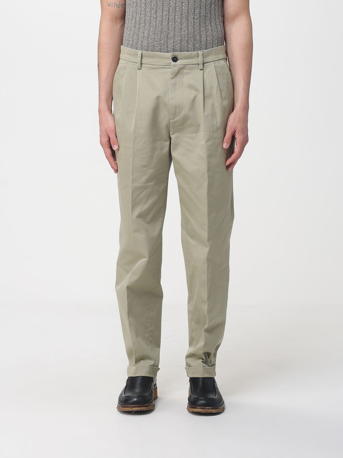 Pants Men color Emerald
