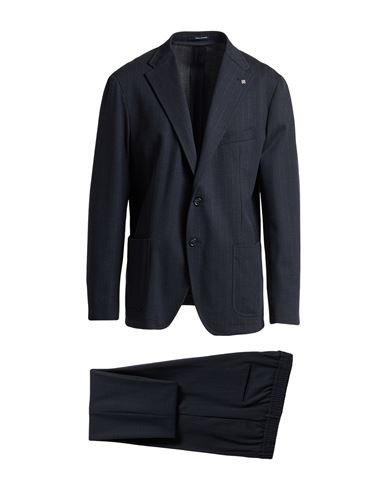 Man Suit Midnight blue Size 40 Wool, Polyester, Polyamide, Elastane