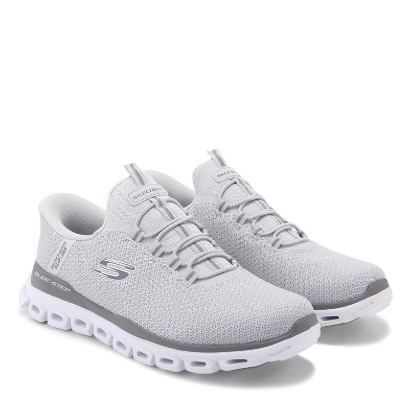 Men's Slip-Ins Glide-Step Noxus Wide Sneakers (Light Grey)