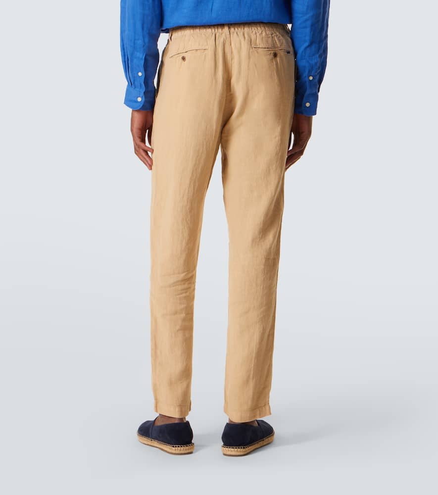 Linen straight pants