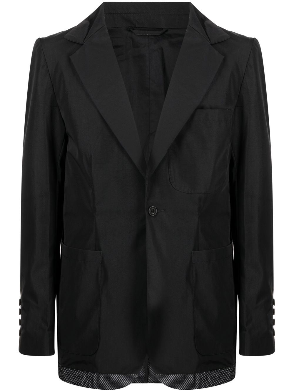 Single-breasted blazer - Black