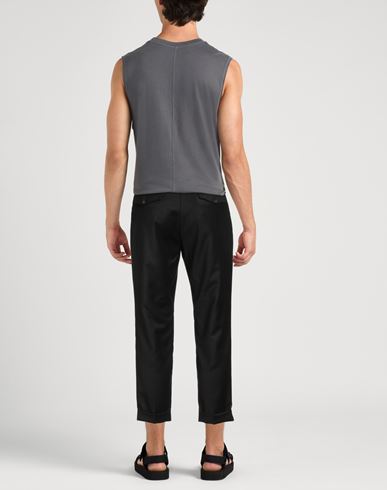 Man Pants Black Size 28 Virgin Wool, Elastane