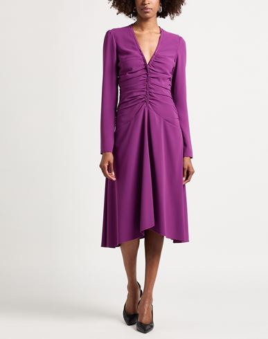Woman Midi dress Mauve Size 8 Polyester