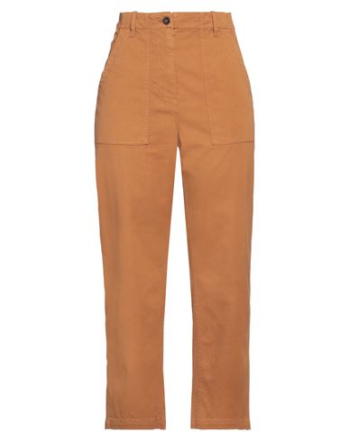 A. b. Woman Pants Camel Size 4 Cotton, Elastane