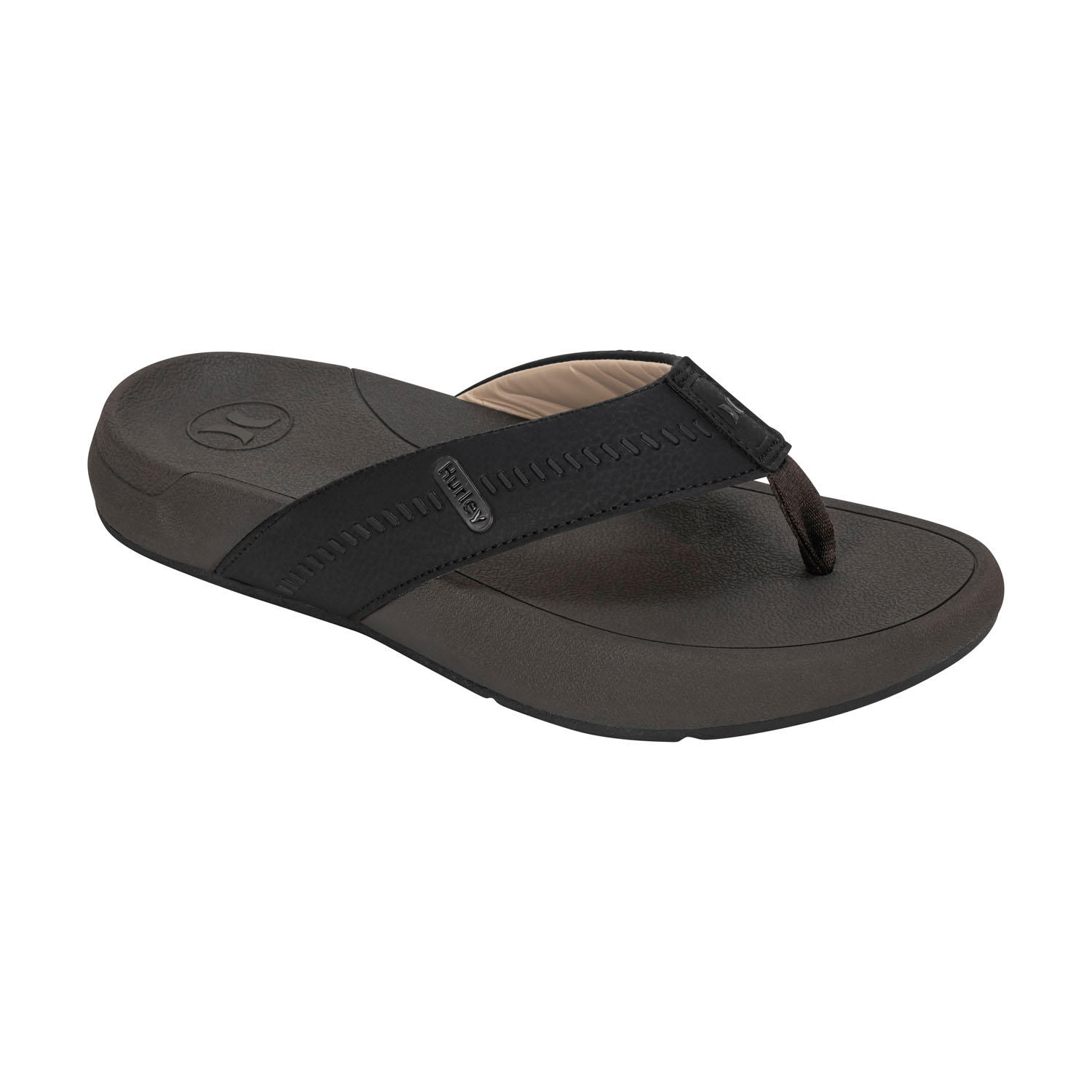 WAVE FLIP FLOP - Brown 12:-