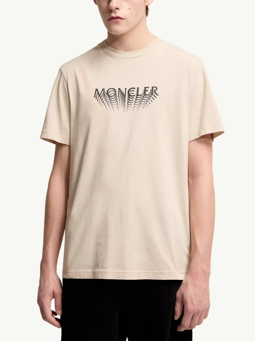 Beige Logo T-shirt