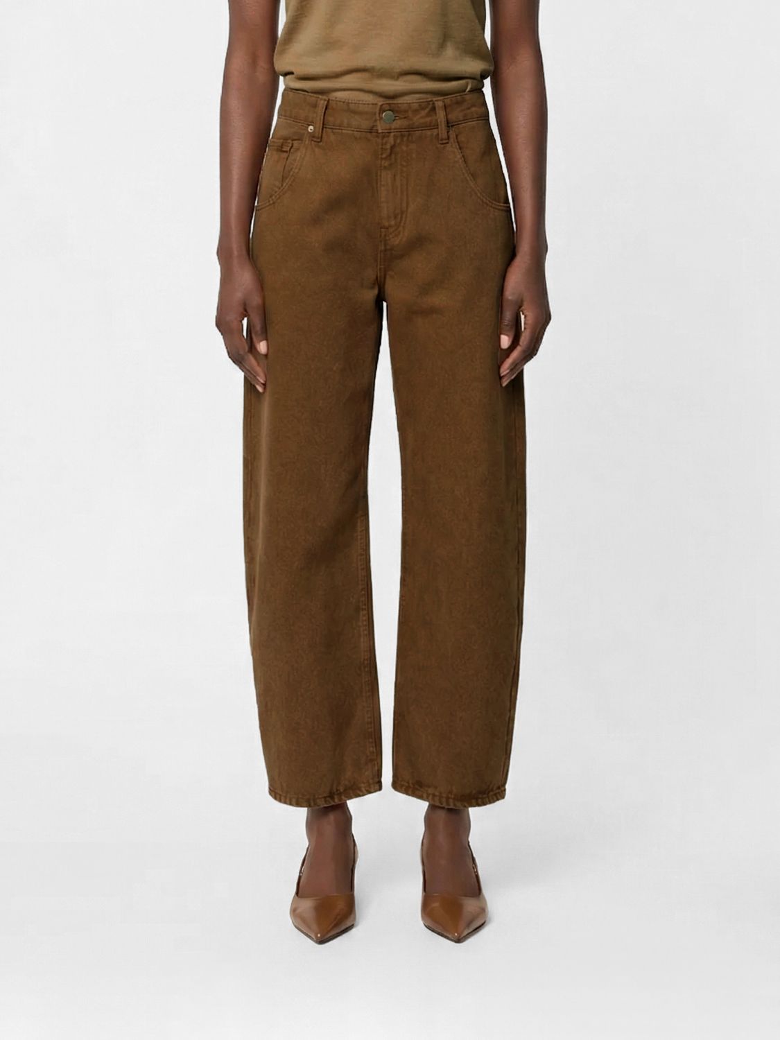 Jeans Woman color Brown