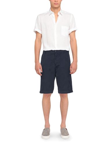 Man Shorts & Bermuda Shorts Midnight blue Size 30 Cotton