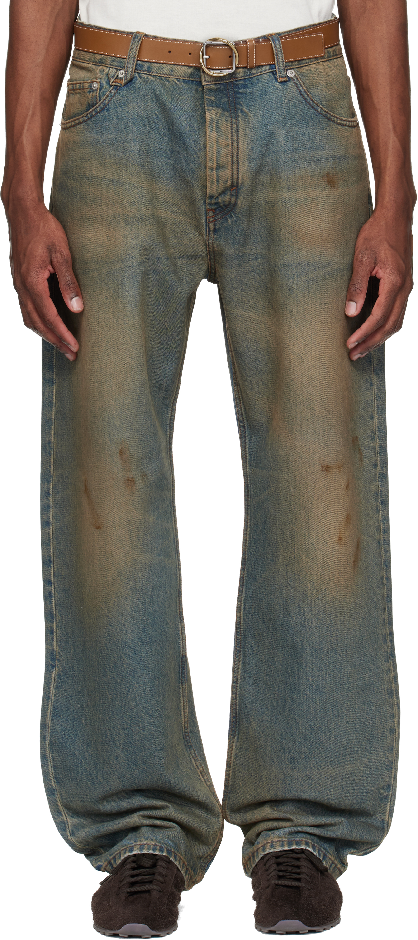 Blue & Tan 'The Berger de-Nîmes denim' Jeans