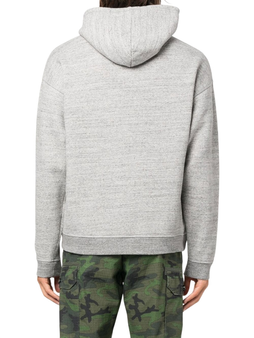 Logo-print cotton hoodie