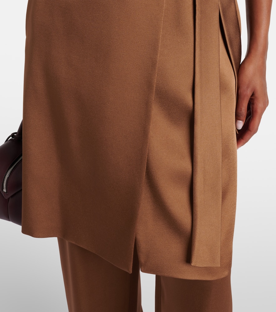Afgano belted satin jacket