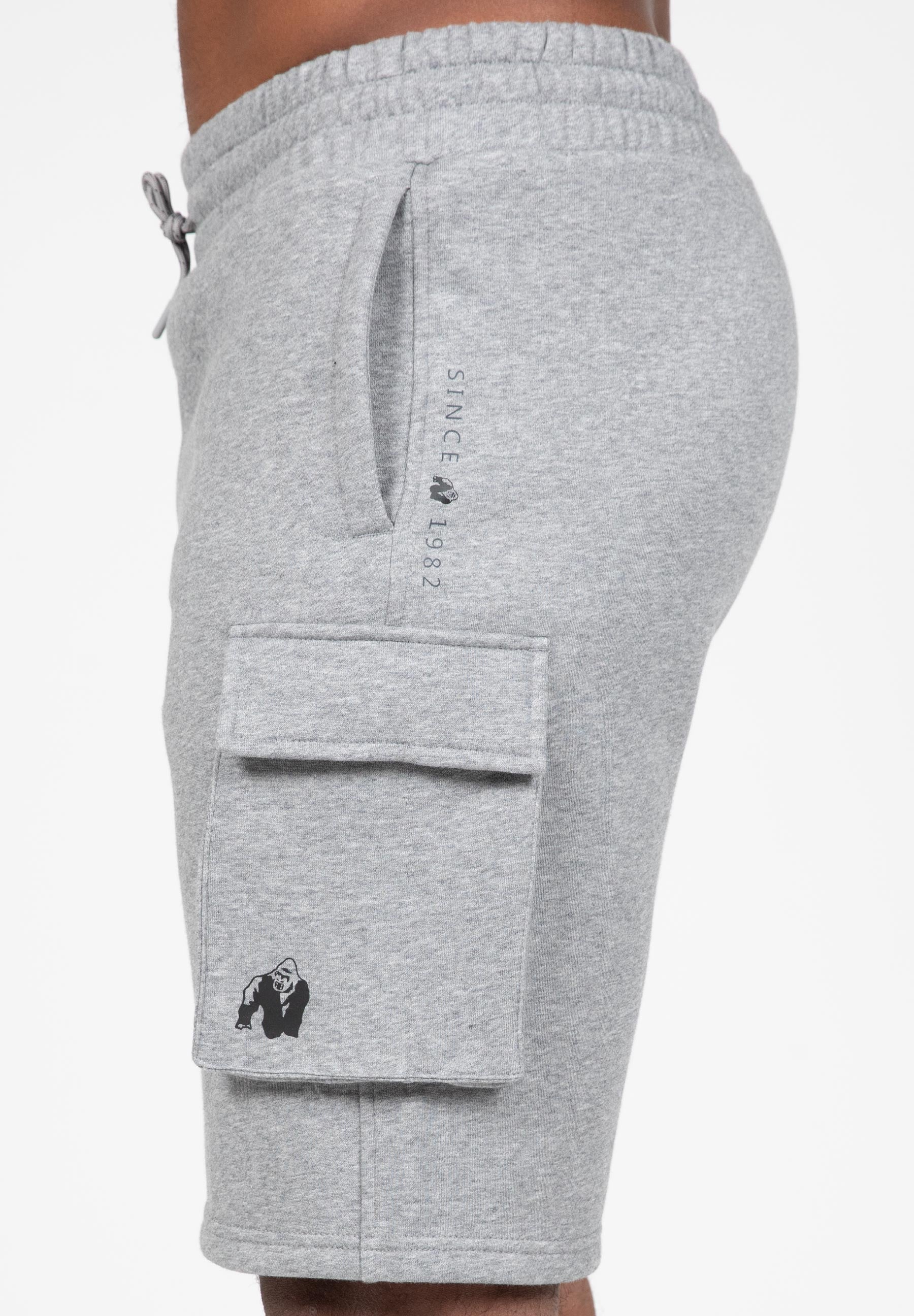 Hudson Cargo Sweat Shorts - Gray