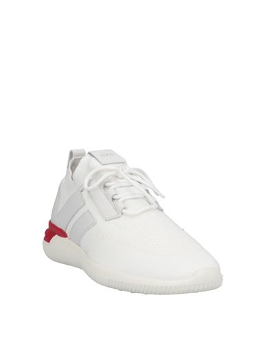 Tod's No_code Man Sneakers White Size 11 Leather, Textile fibers