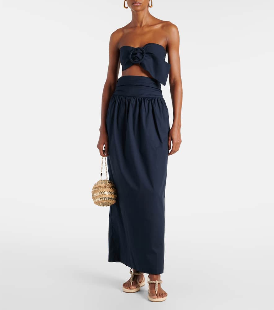 Cotton maxi skirt