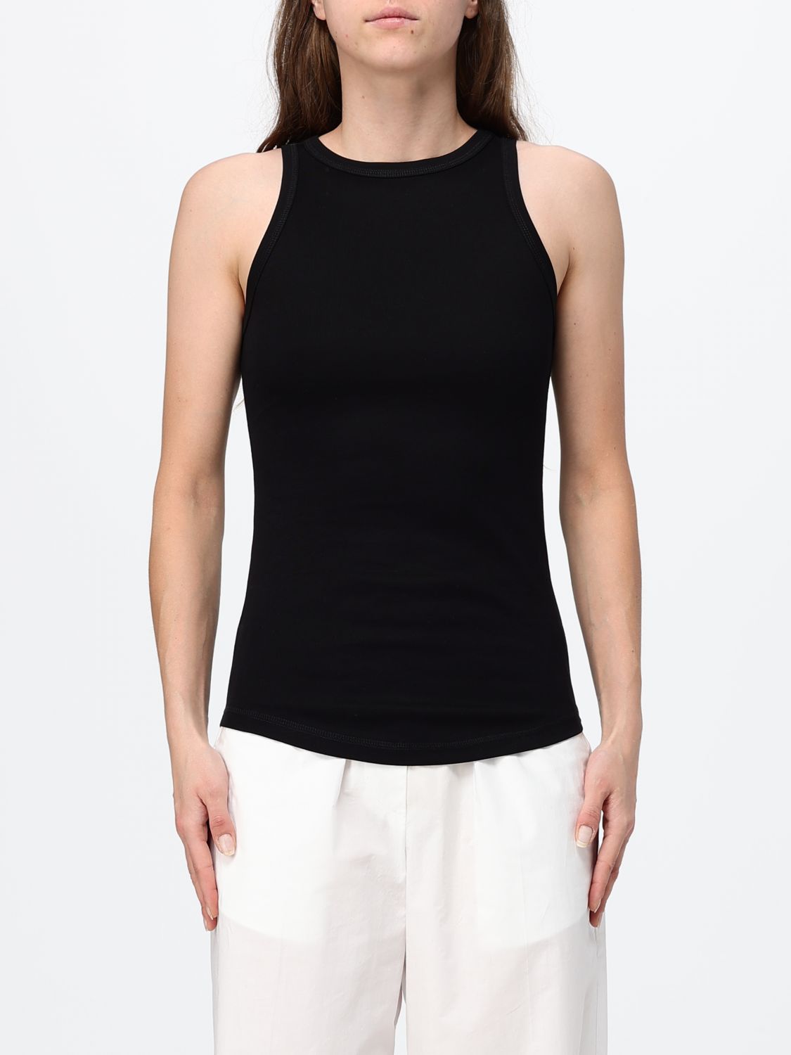 Top Woman color Black