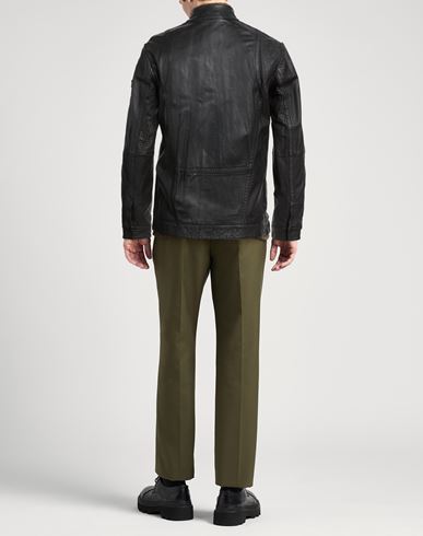 Man Jacket Black Size L Leather