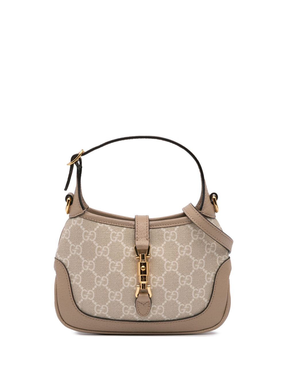 Gucci Pre-Owned 2016-2024 Mini GG Supreme Jackie 1961 satchel - Brown