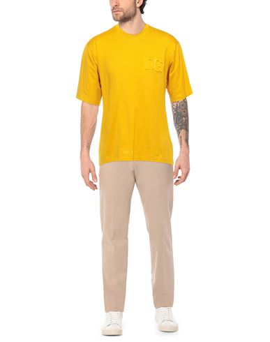 Man T-shirt Ocher
