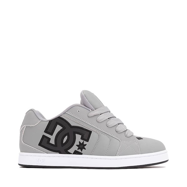Mens DC Net Skate Shoe - Grey / Black