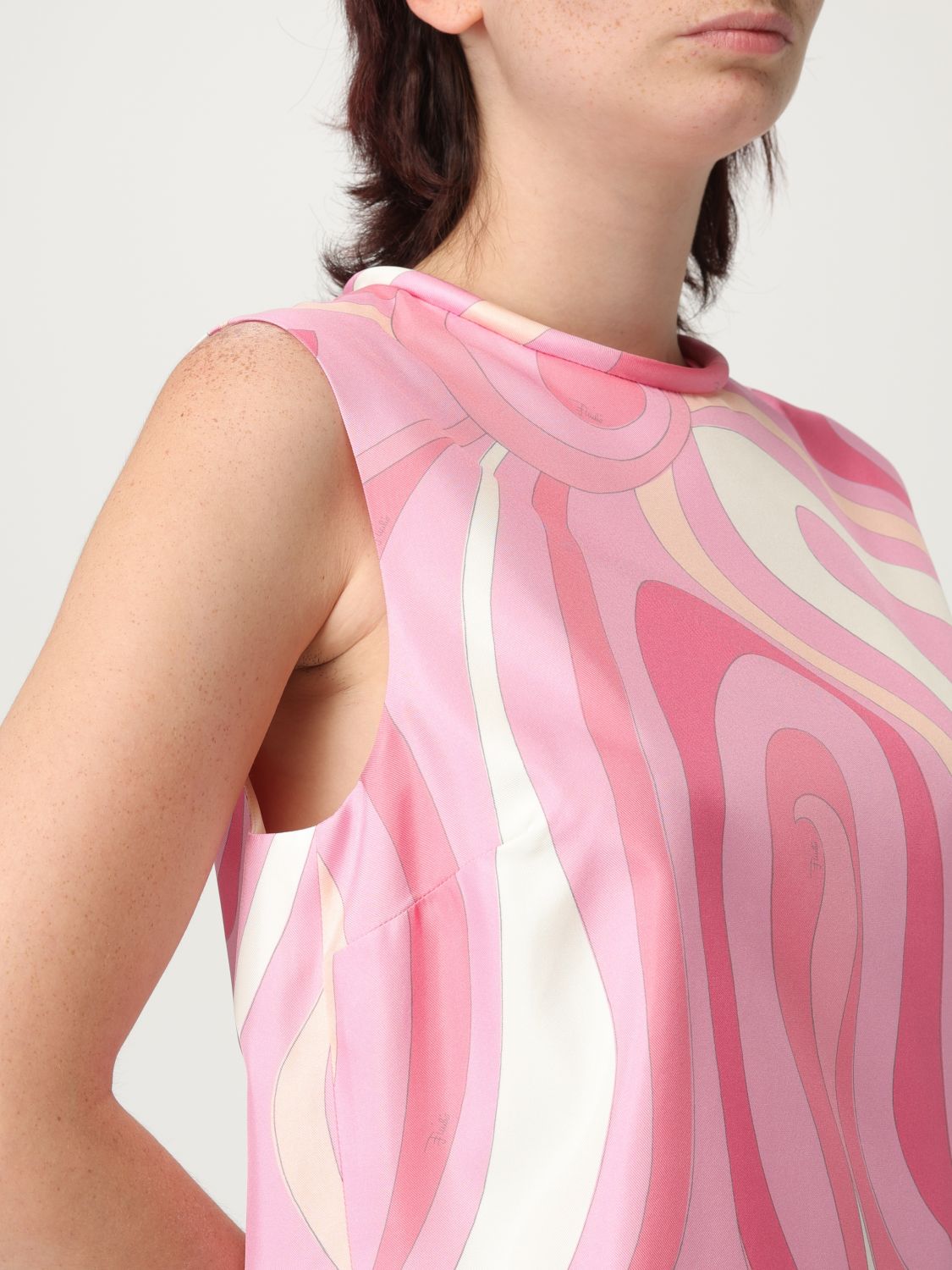 PUCCI Marmo-print dress - Pink