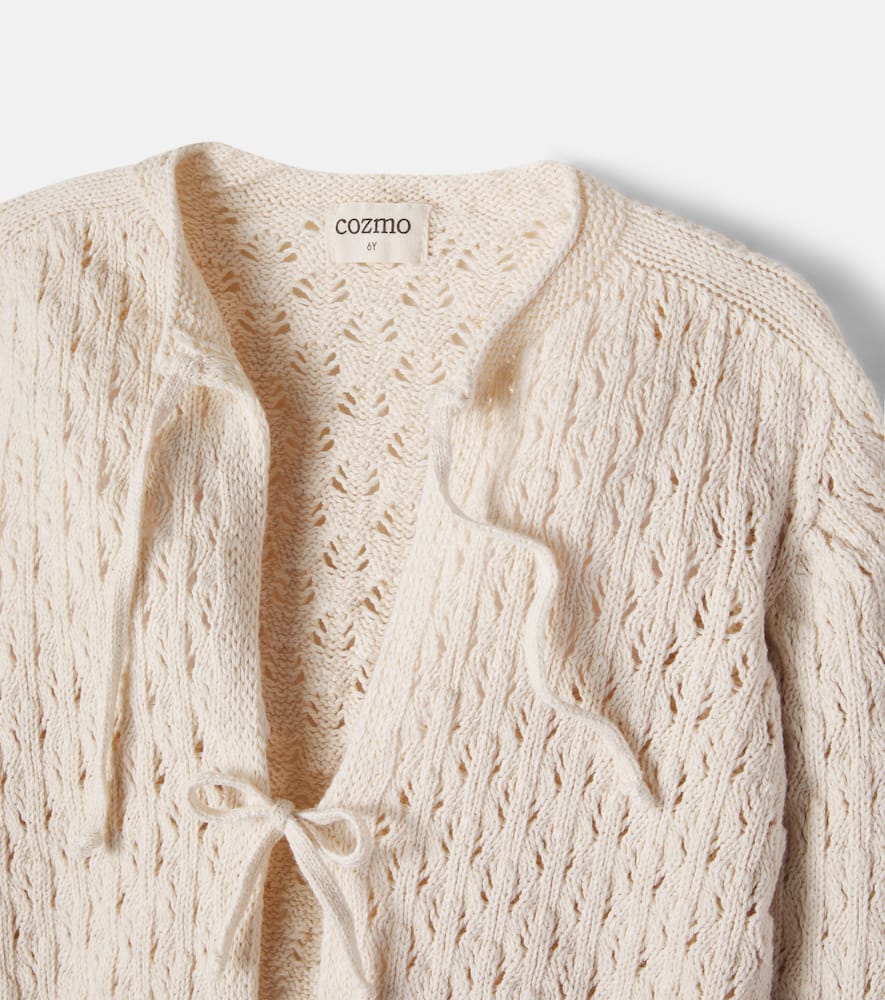 Ivy open-knit cotton cardigan