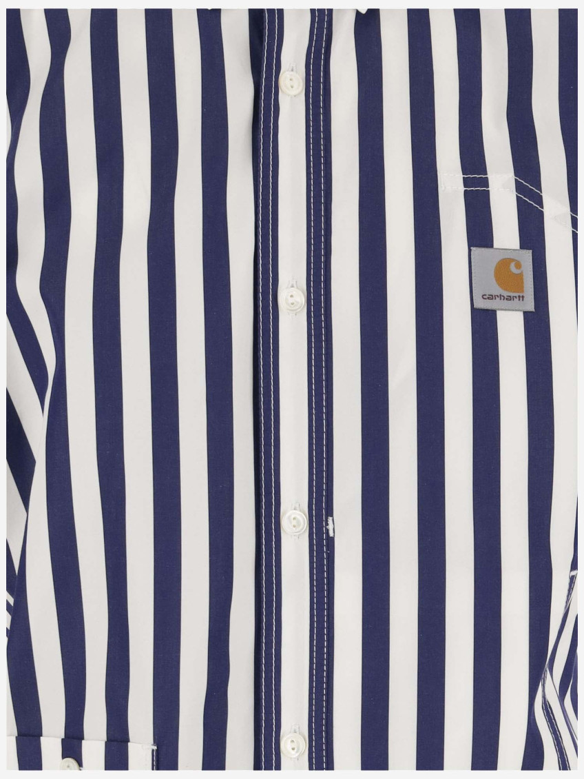Short Sleeve Stripes Shirt