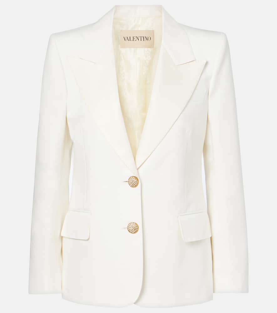 Cotton and linen blazer