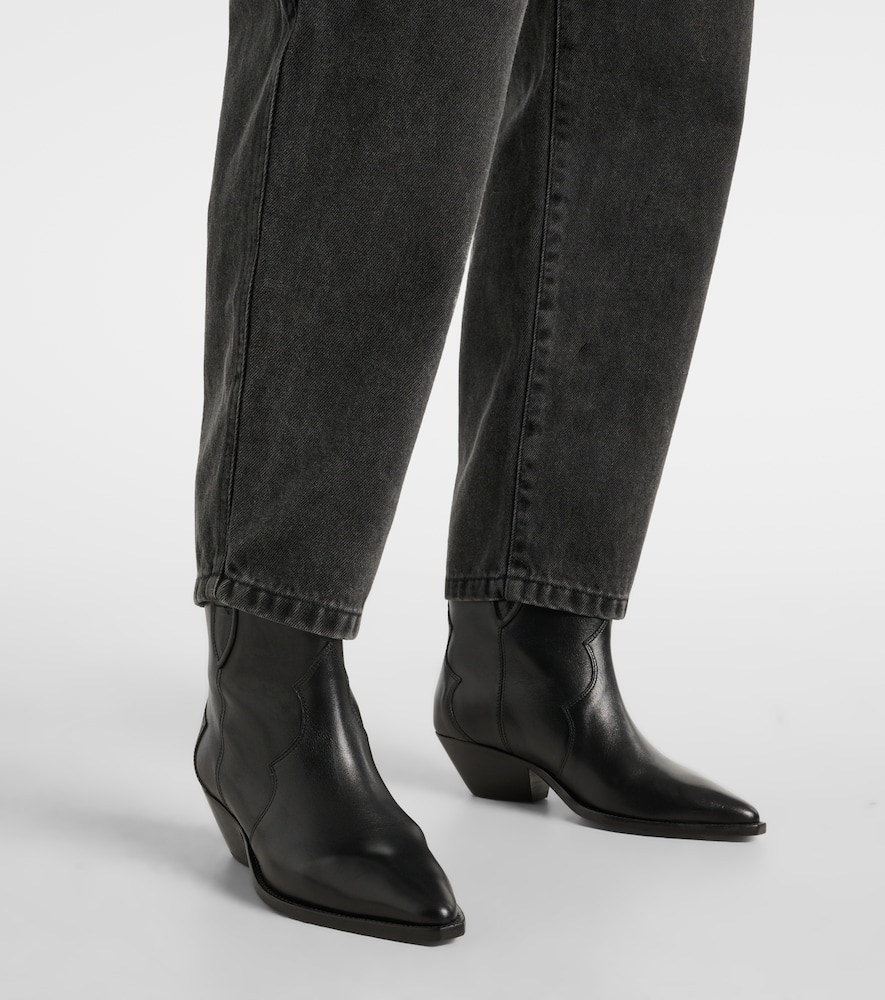 Catarina panelled tapered jeans
