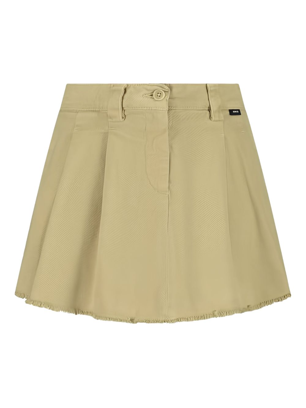 Box-pleated skirt - Yellow