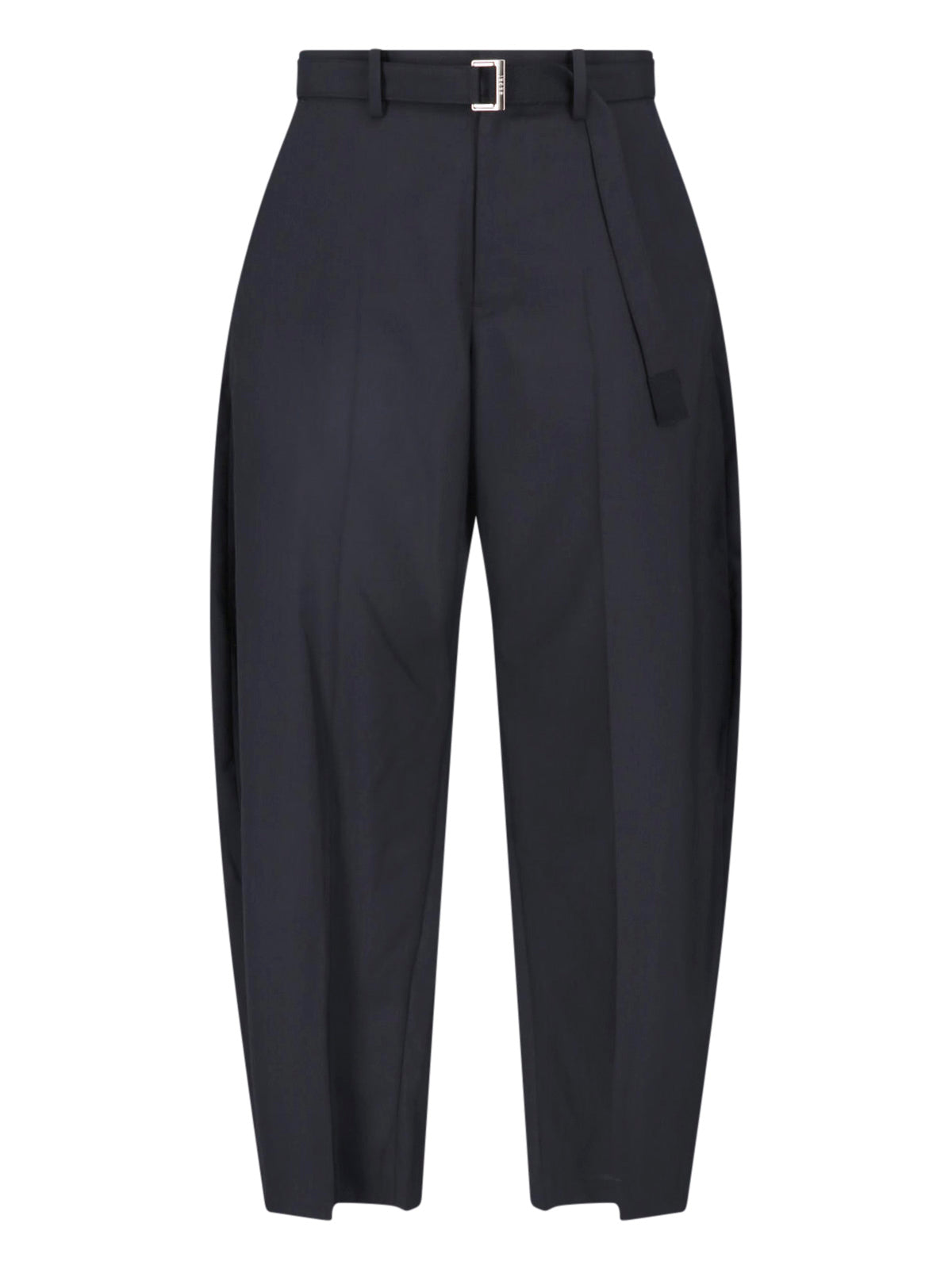 Tailored Wool-Blend Trousers