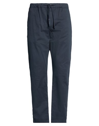 Man Pants Midnight blue Size 38 Cotton, Linen, Elastane