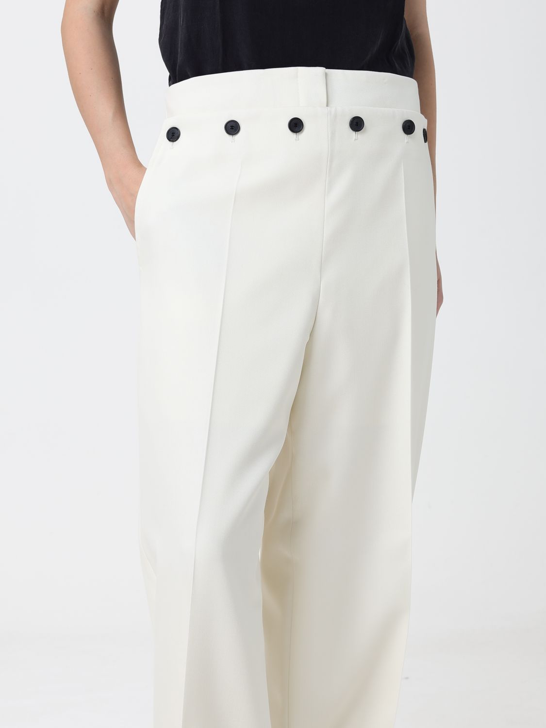 Pants Woman color White