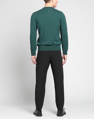 Man Sweater Emerald green Size 40 Merino Wool
