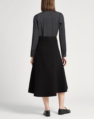 Woman Shirt Black Size L Cotton, Elastane
