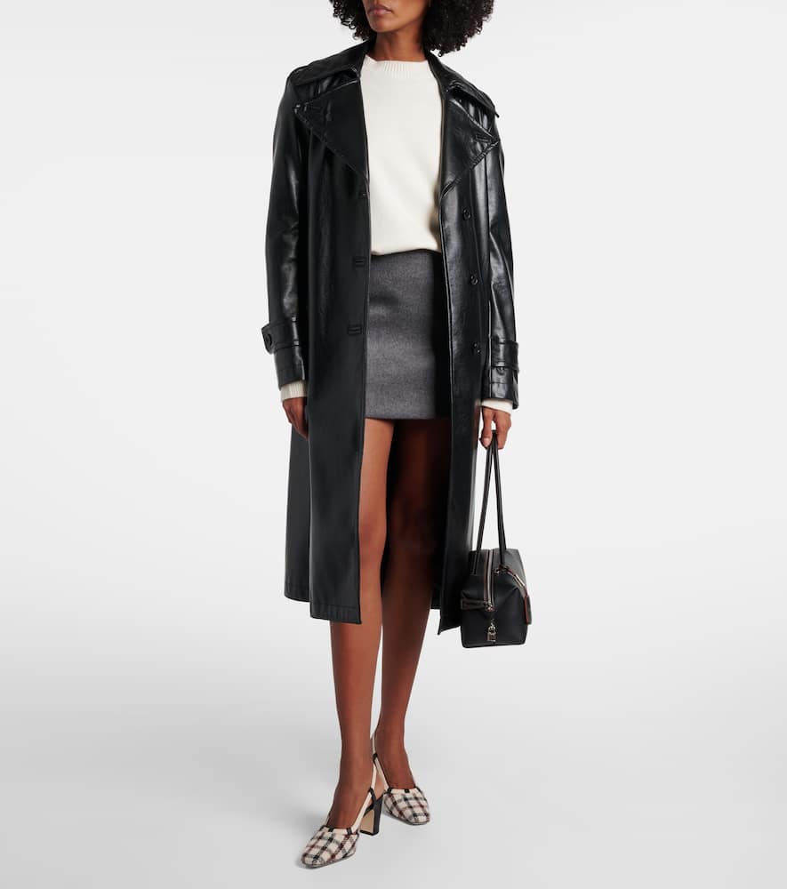 Vestal checked slingback pumps