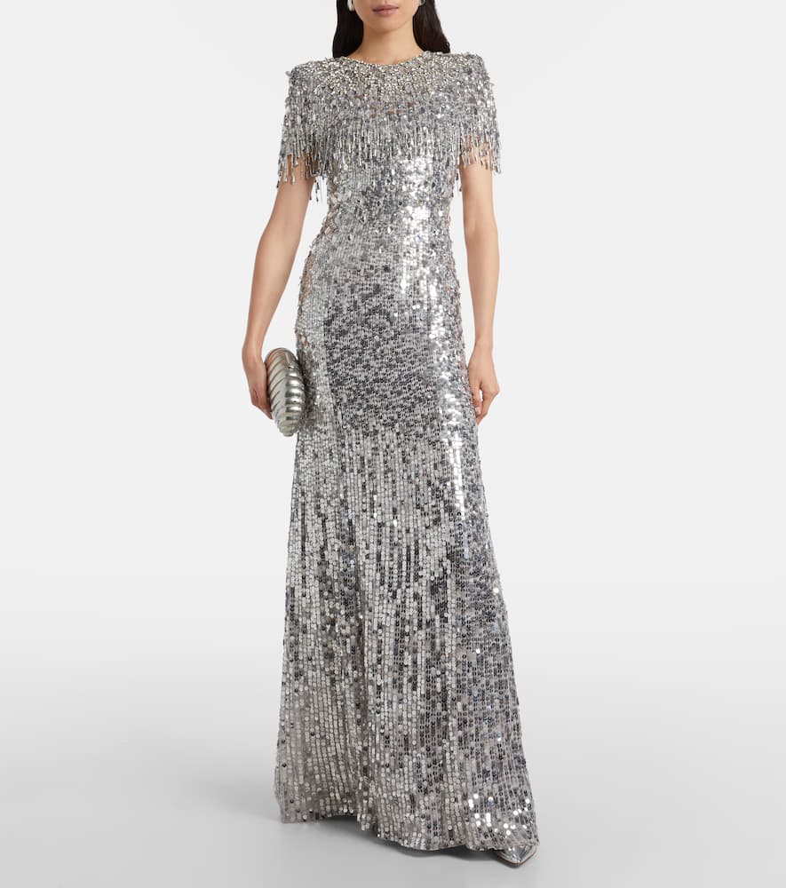 Eugenie sequined gown