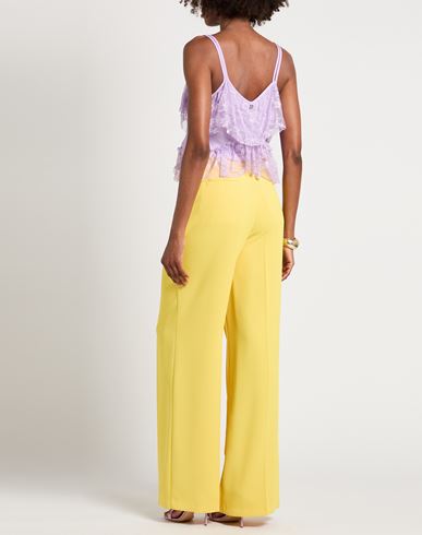 Woman Pants Yellow Size 6 Polyester