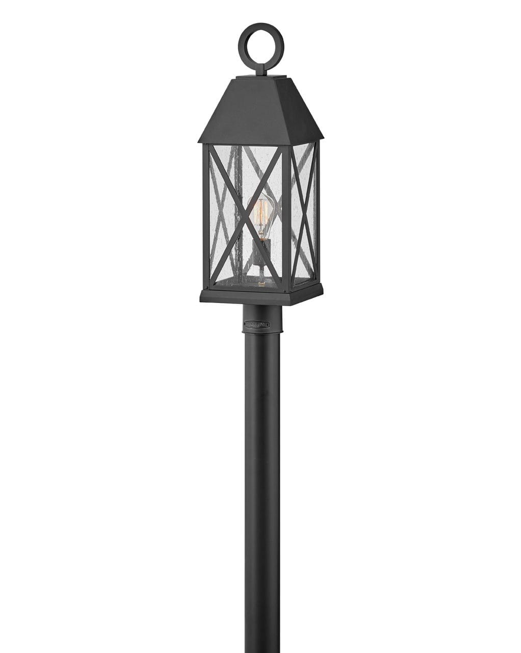 Museum Black LED Post Top or Pier Mount Lantern from the Briar Collection