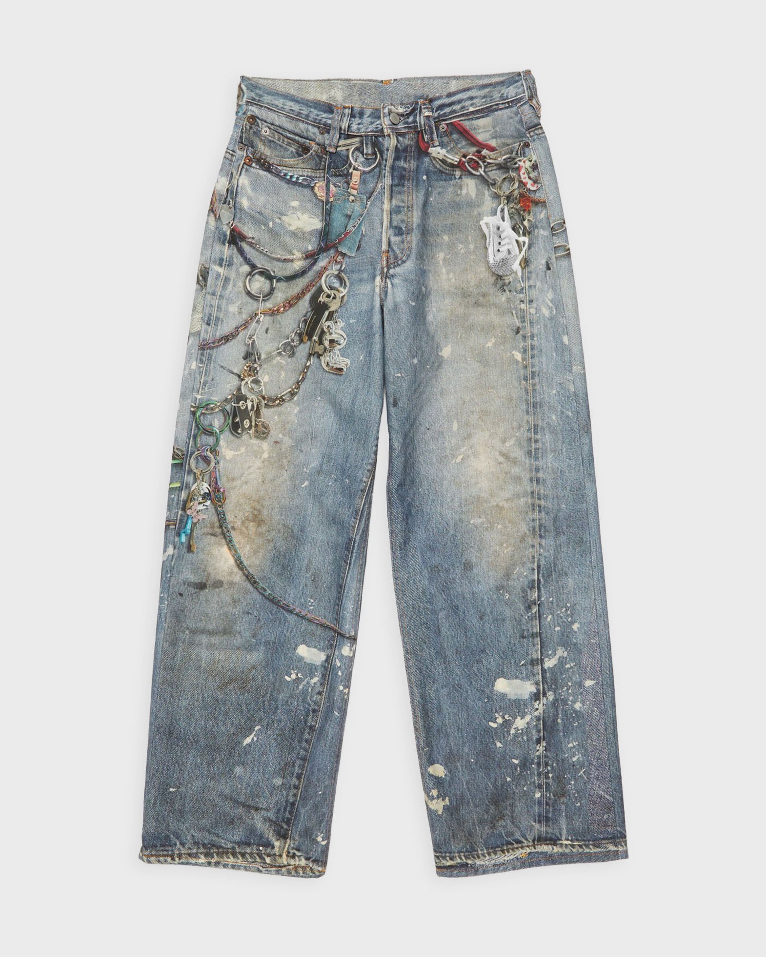 Acne Studios Jeans 1981F Baggy Fit Blue