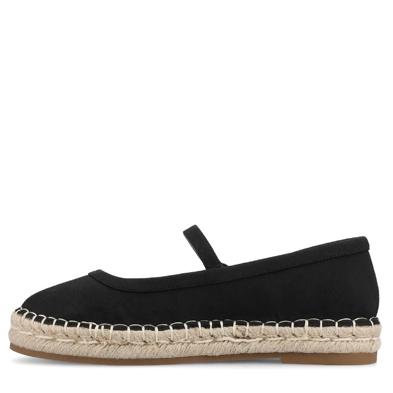 Women's Kenzie Espadrille Mary Jane Sandals (Black)