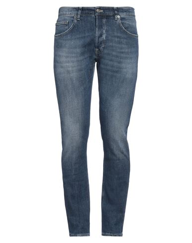 Man Jeans Blue Size 30 Cotton, Elastane